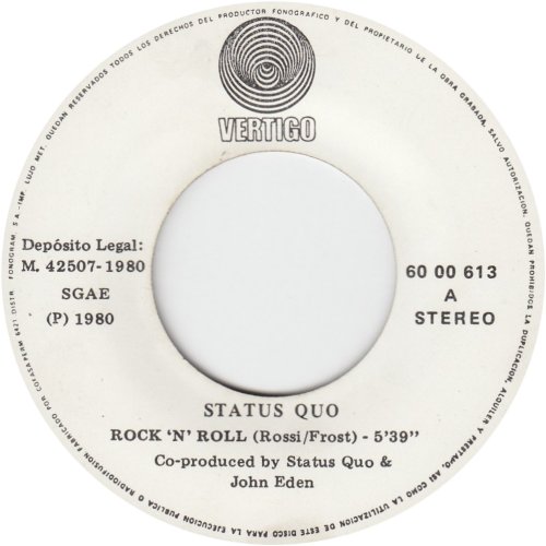 ROCK 'N' ROLL Label Side A