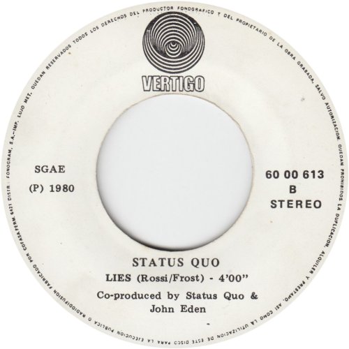 ROCK 'N' ROLL Label Side B