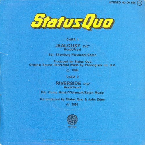 JEALOUSY Picture Sleeve Rear
