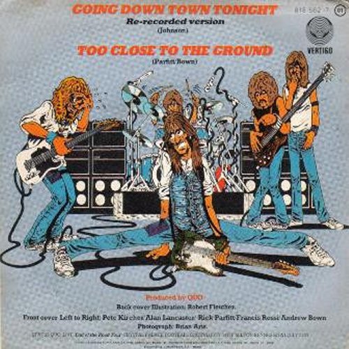 GOING DOWN TOWN TONIGHT Picture Sleeve Rear