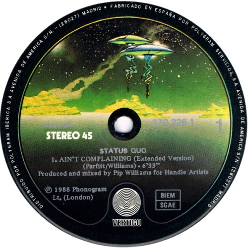 AIN'T COMPLAINING 12