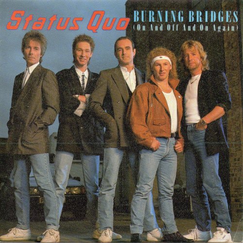 BURNING BRIDGES (1991 PROMO) Picture Sleeve Front