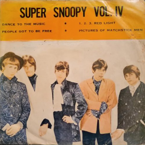 SUPER SNOOPY VOL IV (PICTURES OF MATCHSTICK MEN) Picture Sleeve v2 Front