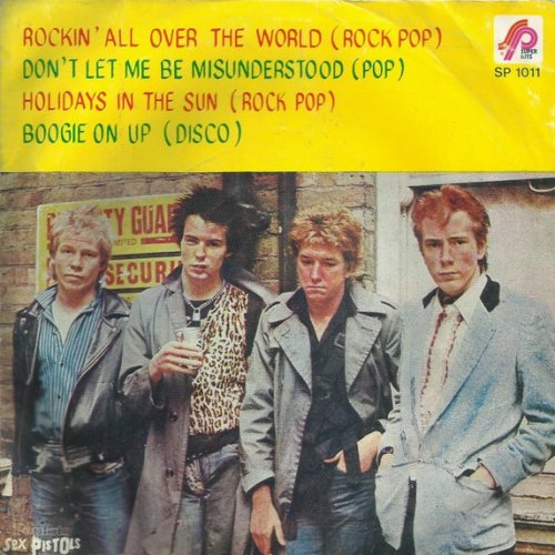 SUPER HITS (ROCKIN' ALL OVER THE WORLD) Picture Sleeve Front
