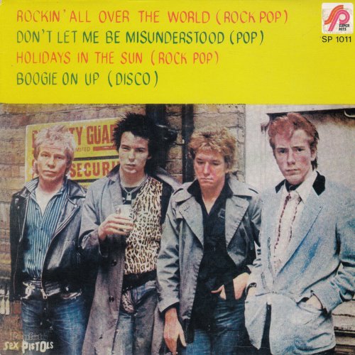 SUPER HITS REISSUE (ROCKIN' ALL OVER THE WORLD) Picture Sleeve Front