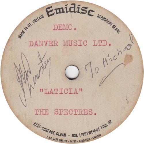 I SHOULD HAVE LEFT HER ALONE Acetate Side B