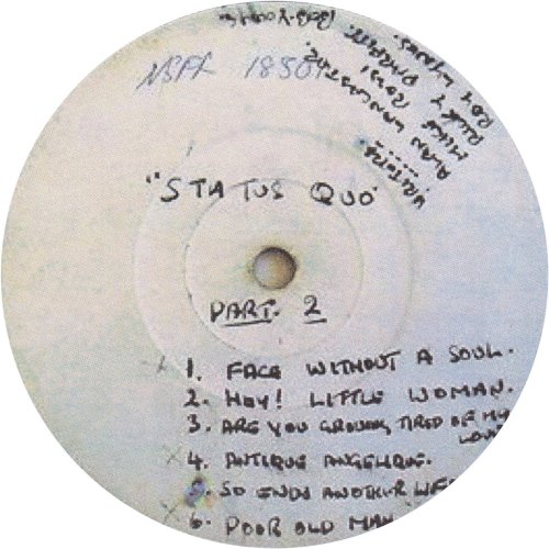 SPARE PARTS White label promo Side A