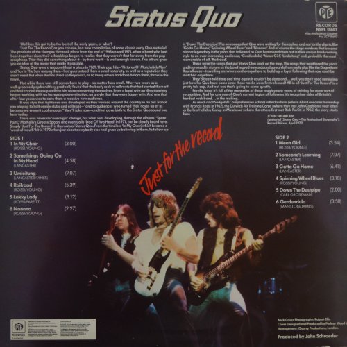 JUST FOR THE RECORD Standard Sleeve Rear