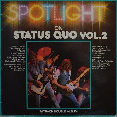 SPOTLIGHT ON STATUS QUO VOLUME 2 Standard Sleeve Front