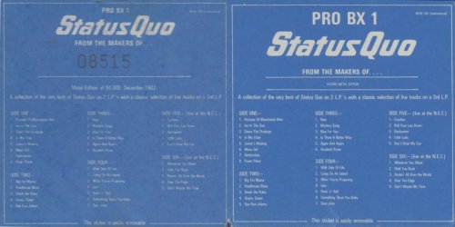 FROM THE MAKERS OF... Ltd Edition Blue Tin Stickers