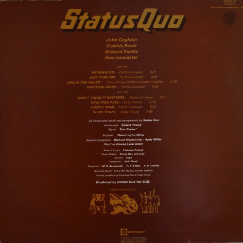 QUO (REISSUE) Standard Sleeve Rear