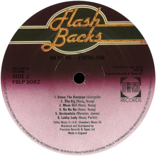 NA NA NA Standard label Side B