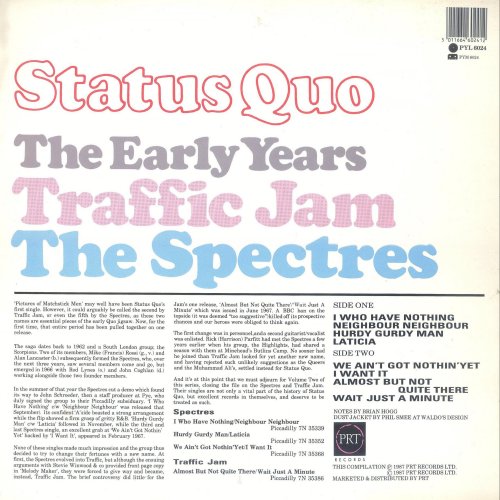 QUO-TATIONS VOL 1: THE EARLY YEARS Standard Sleeve Rear