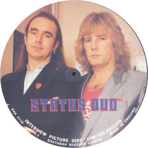 BAKTABAK (INTERVIEW PICTURE DISC) Picture Disc Side B