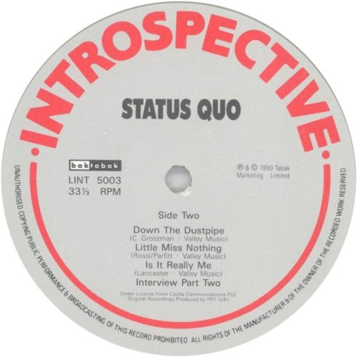 INTROSPECTIVE Standard label Side B