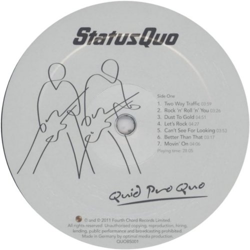 QUID PRO QUO (FROM THE BOX SET) Standard Label Side A