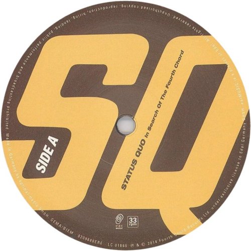 IN SEARCH OF THE FOURTH CHORD (2014 REISSUE) Label: Disc 1 Side A