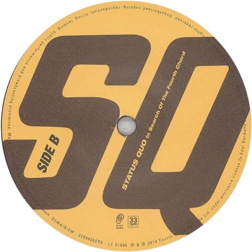 IN SEARCH OF THE FOURTH CHORD (2014 REISSUE) Label: Disc 1 Side B