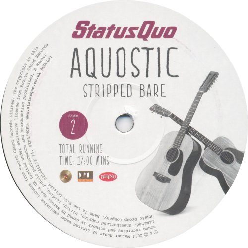 AQUOSTIC Rhino Label: Disc 1 Side B