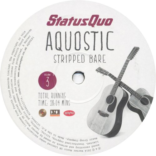 AQUOSTIC Rhino Label: Disc 2 Side A