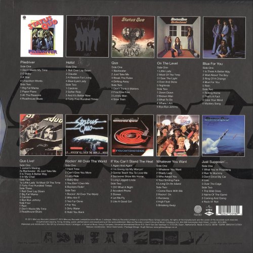 THE VINYL COLLECTION 1972 - 1980 (BOX SET) Outer Box Side B