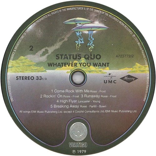 THE VINYL COLLECTION 1972 - 1980 (BOX SET) Label: Whatever You Want Side B