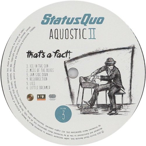 AQUOSTIC II - THAT'S A FACT Label: Disc 2 Side A
