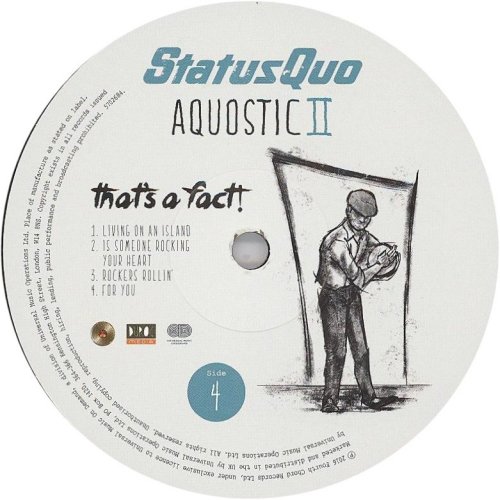AQUOSTIC II - THAT'S A FACT Label: Disc 2 Side B