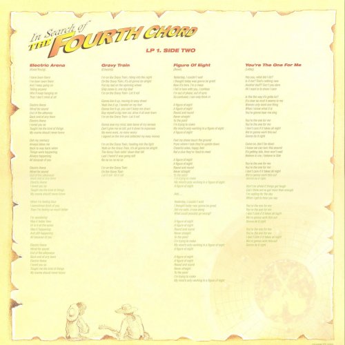 IN SEARCH OF THE FOURTH CHORD (ORANGE VINYL REISSUE) Inner Sleeve: Disc 1 Side B