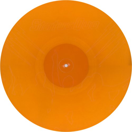 THE LAST NIGHT OF THE ELECTRICS Orange Vinyl: Side 6 etched disc Label