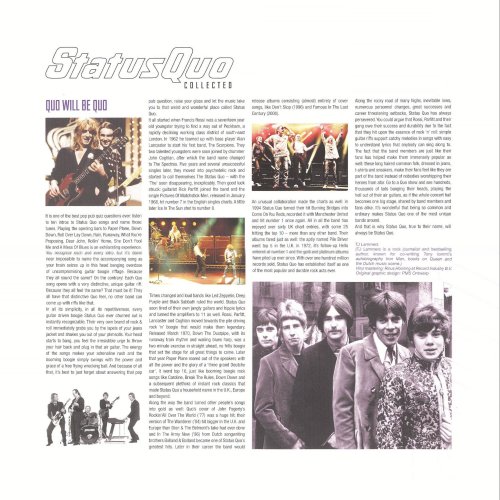 COLLECTED (PURPLE and BLACK VINYL) Inner Booklet Inner