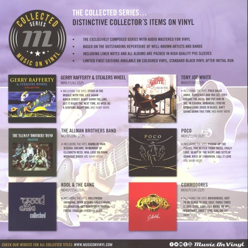 COLLECTED (PURPLE and BLACK VINYL) Inner advertising leaflet Side B