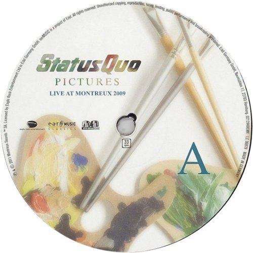 PICTURES: LIVE AT MONTREUX 2009 Label: Disc 1 Side A