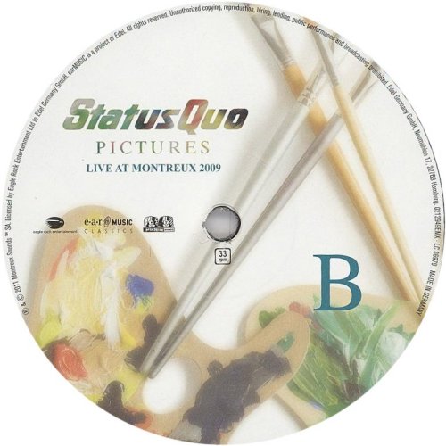 PICTURES: LIVE AT MONTREUX 2009 Label: Disc 1 Side B