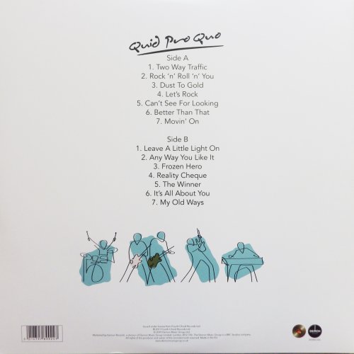 QUID PRO QUO (BLUE VINYL REISSUE) Gatefold 