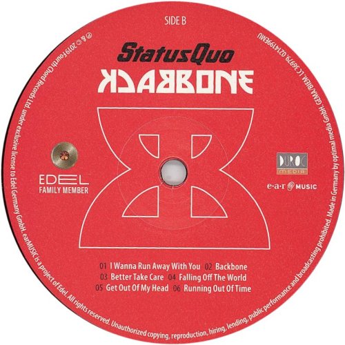 BACKBONE Label: Black Vinyl Side B