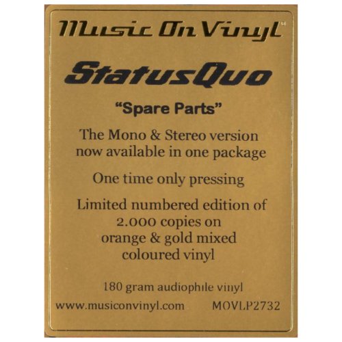 SPARE PARTS (2020 REISSUE) Sticker Label