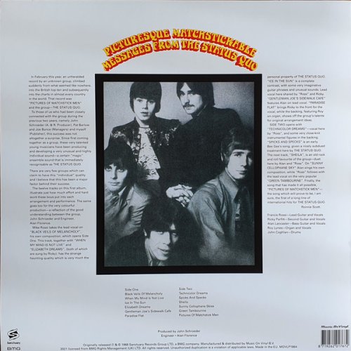 PICTURESQUE MATCHSTICKABLE MESSAGES (2021 REISSUE) Single Sleeve Rear