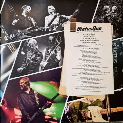 OFFICIAL ARCHIVE SERIES VOL 2: LIVE IN LONDON Gatefold Sleeve Inner
