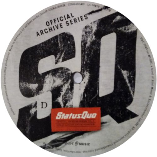 OFFICIAL ARCHIVE SERIES VOL 2: LIVE IN LONDON Label - Disc 2 Side B