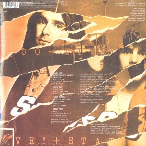 LIVE! GLASGOW+APOLLO+28+OCTOBER+1976 Standard Sleeve Rear