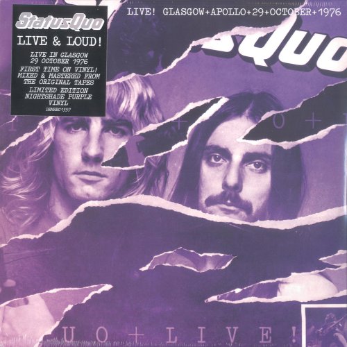 LIVE! GLASGOW+APOLLO+29+OCTOBER+1976 Standard Sleeve Front