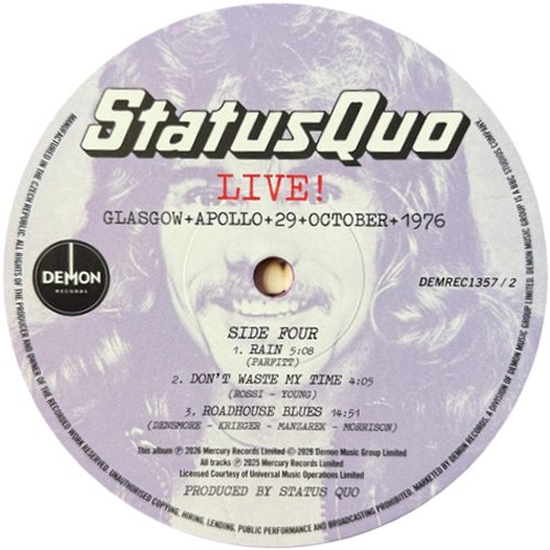 LIVE! GLASGOW+APOLLO+29+OCTOBER+1976 Disc 2 Side B