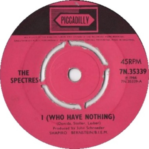 I (WHO HAVE NOTHING) Standard issue 1: Push-Out Centre Side A