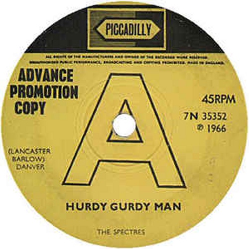 HURDY GURDY MAN Promo: Solid centre Side A