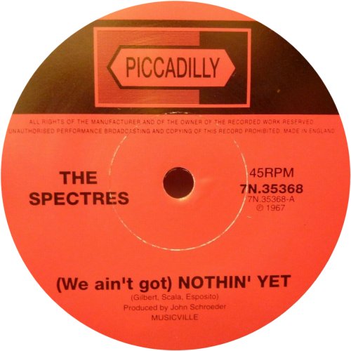 (WE AIN'T GOT) NOTHIN' YET Bootleg Solid Centre Side A