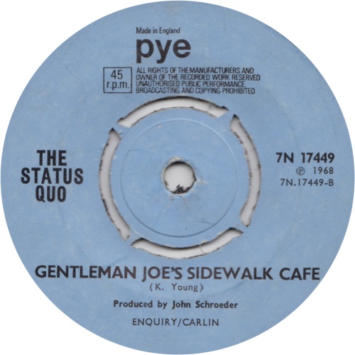 PICTURES OF MATCHSTICK MEN Standard issue 1: Push-out centre Side B