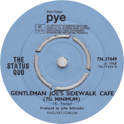 PICTURES OF MATCHSTICK MEN Standard issue 2: Push-out centre (with subtitle) Side B