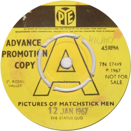 PICTURES OF MATCHSTICK MEN Promo: Push-out centre v2 Side A