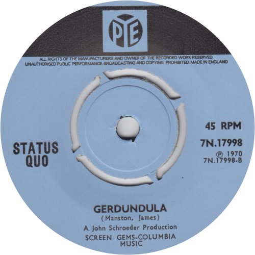 IN MY CHAIR Standard issue 1: Push-out centre Side B